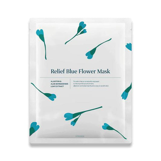 Hyggee Relief Blue Flower Mask